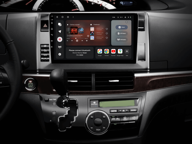 Купити Мультимедійна система Gazer T6010-XR50 PRO до Toyota Previa (XR50), Estima AHR20 2006-2019