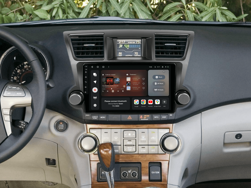 Buy Gazer T6010-XU40 PRO Multimedia System to Toyota Highlander 2 (XU40) 2007-2013