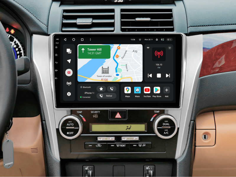 Buy Gazer T6010-XV50/H PRO Multimedia System to Toyota Camry 7 (XV50) 2011-2014