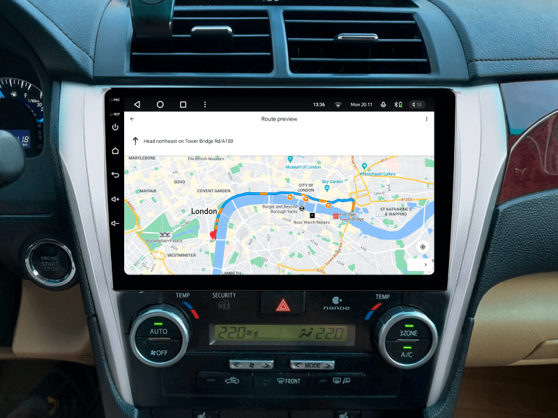 Buy Gazer T6010-XV55 PRO Multimedia System to Toyota Camry 7 (XV55) (USA) 2014-2017