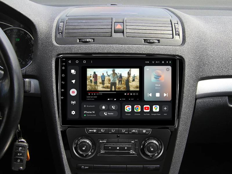 Buy Gazer T6510-1Z PRO Multimedia System to Skoda Octavia 2, A5 (1Z) 2008-2013