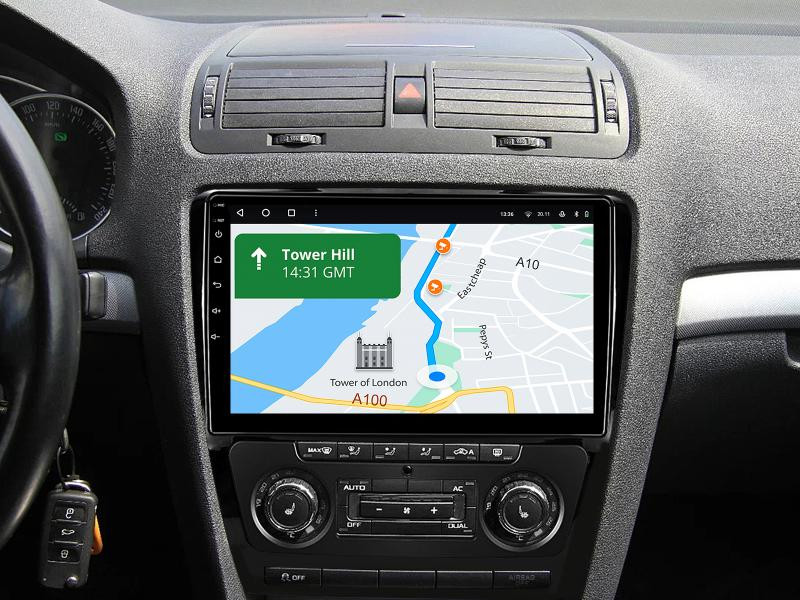 Buy Gazer T6510-1Z PRO Multimedia System to Skoda Octavia 2, A5 (1Z) 2008-2013