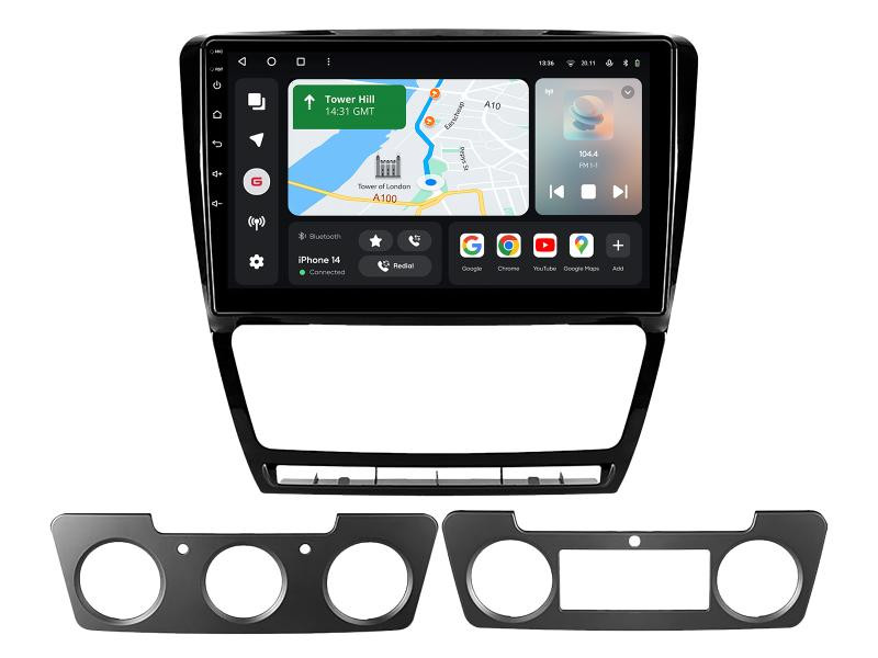 Buy Gazer T6510-1Z PRO Multimedia System to Skoda Octavia 2, A5 (1Z) 2008-2013