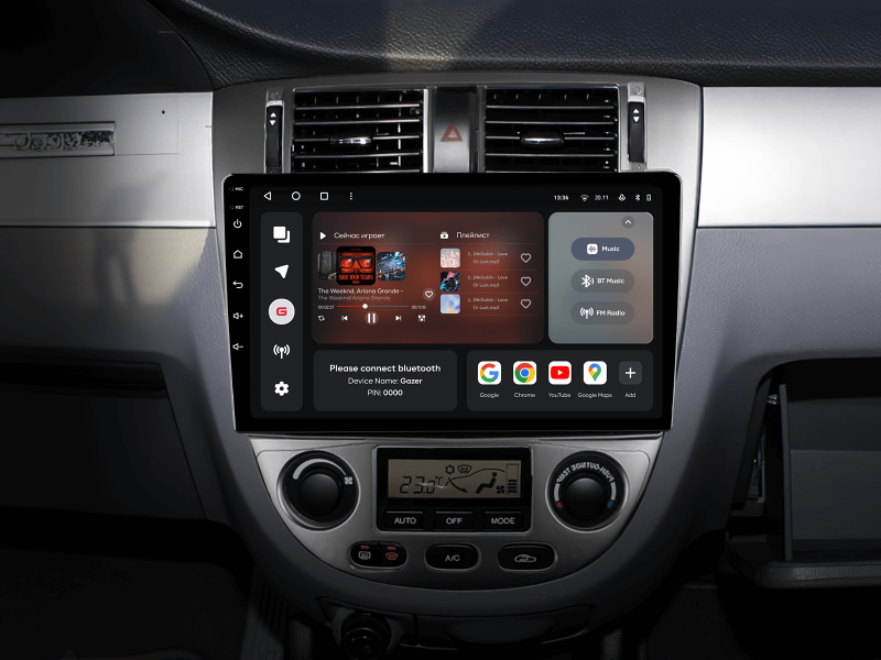 Buy Gazer T6510-J200 PRO Multimedia System to Daewoo Gentra 2 2013-2015