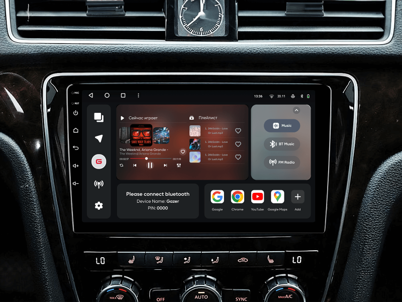 Buy Gazer T6510-T5/L PRO Multimedia System to Volkswagen, Universal