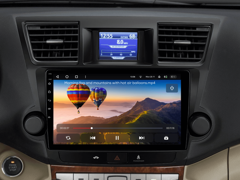 Buy Gazer T6510-XU40 PRO Multimedia System to Toyota Highlander 2 (XU40) 2007-2013