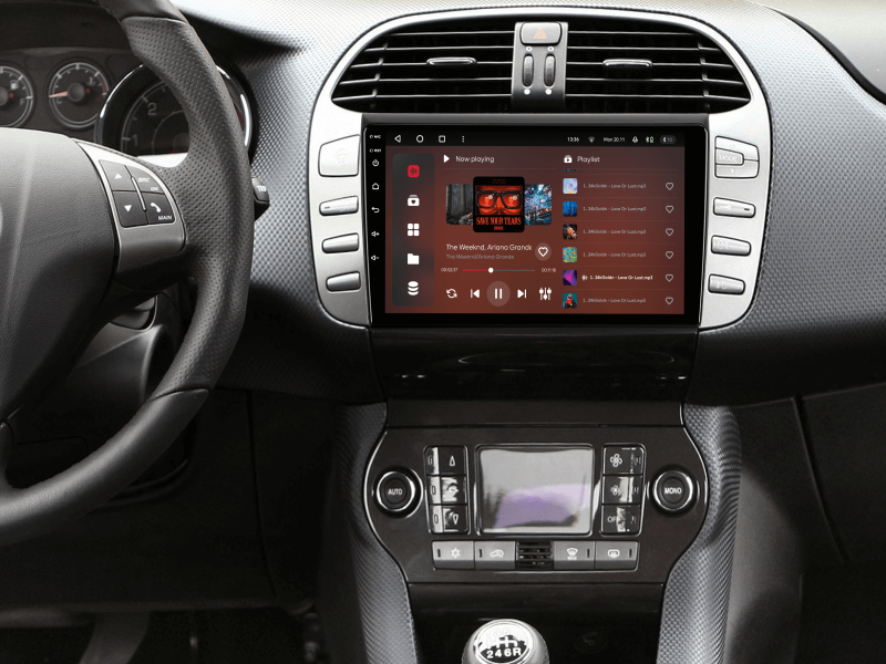 Buy Gazer T6009-198 PRO Multimedia System to Fiat Bravo 2 (198) 2007-2014