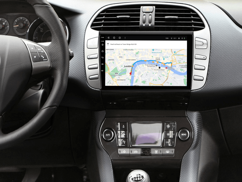 Buy Gazer T6009-198 PRO Multimedia System to Fiat Bravo 2 (198) 2007-2014