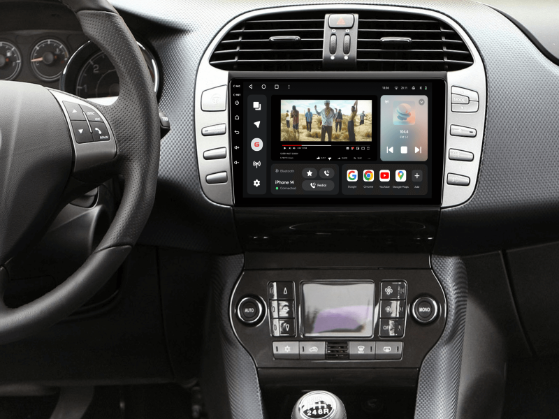 Buy Gazer T6009-198 PRO Multimedia System to Fiat Bravo 2 (198) 2007-2014