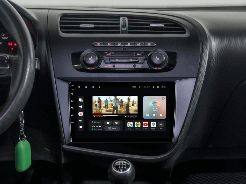 Buy Gazer T6009-1P PRO Multimedia System to Seat Leon 2 (1p) 2005-2012