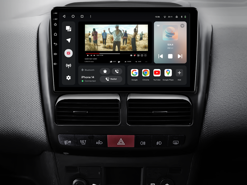 Buy Gazer T6009-263 PRO Multimedia System to Fiat Doblo 2 (263) 2009-2015