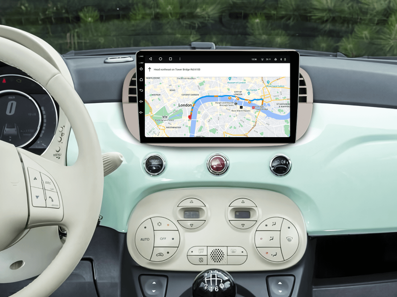 Buy Gazer T6009-312 PRO Multimedia System to Fiat 500 2007-2014