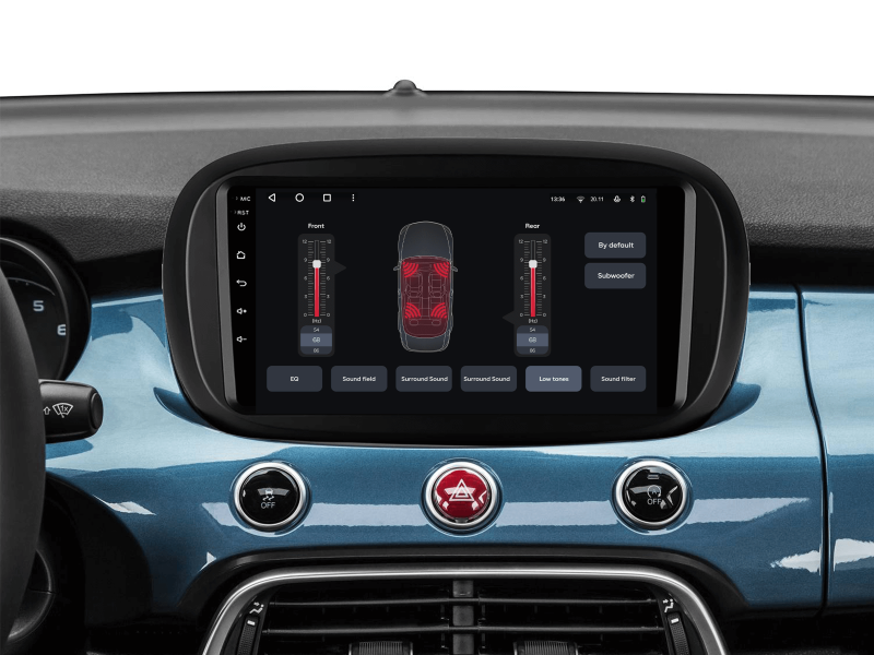 Buy Gazer T6009-334 PRO Multimedia System to Fiat 500X 2014-2020