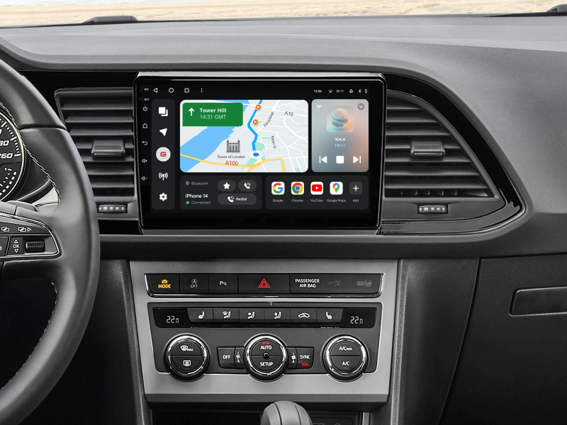 Buy Gazer T6009-5F PRO Multimedia System to Seat Leon 3 (5F) 2012-2020