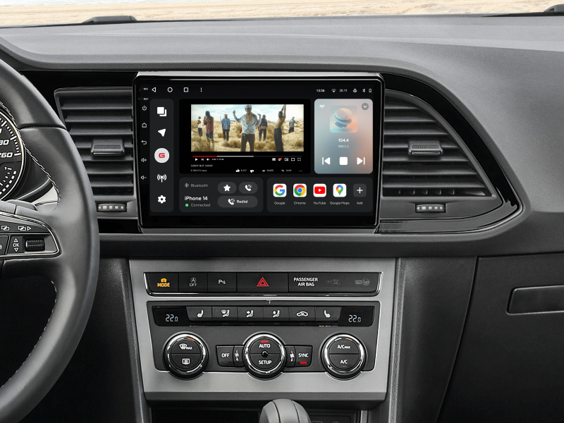 Buy Gazer T6009-5F PRO Multimedia System to Seat Leon 3 (5F) 2012-2020