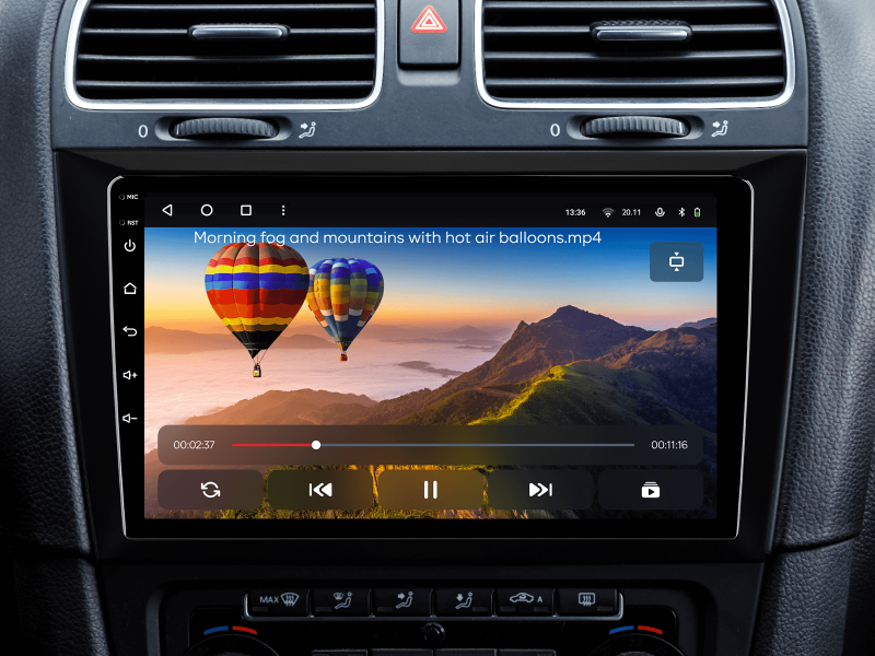 Buy Gazer T6009-5K Pro Multimedia System to Volkswagen Golf 6 (5k) 2008-2016