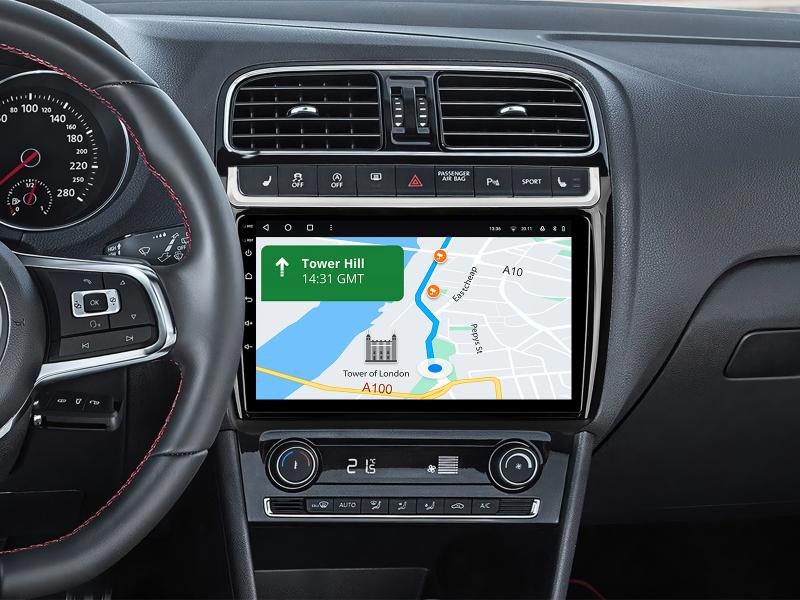 Buy Gazer T6009-6R Pro Multimedia System to Volkswagen Polo 5 (6r) 2008-2020