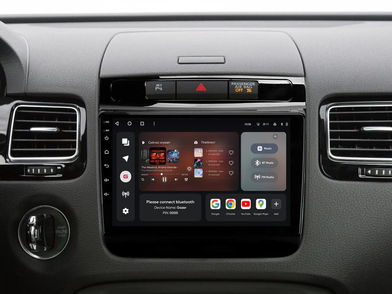 Buy Gazer T6009-7P/L Pro Multimedia System to Volkswagen Touareg (7p) 2010-2018