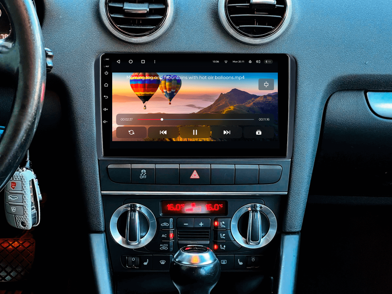 Buy Gazer T6009-8P Pro Multimedia System to Audi A3 2 2003-2013, S3 2 2006-2012, Rs3 1 2011-2012