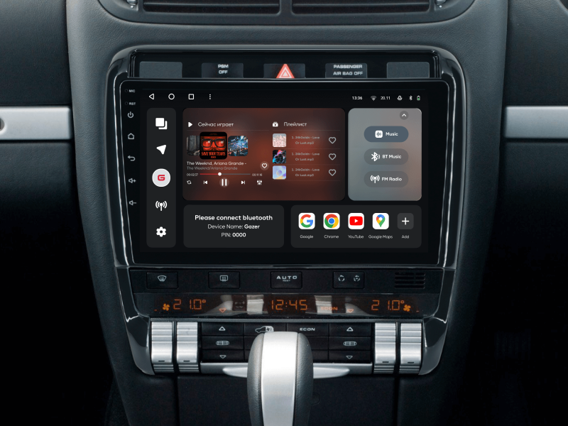 Buy Gazer T6009-9Pa Pro Multimedia System to Porsche Cayenne 1 (9PA) 2002-2010