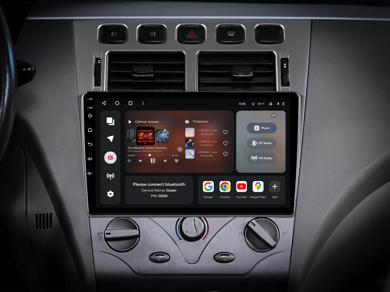 Buy Gazer T6009-A5 PRO Multimedia System to Vortex Estina 2008-2012
