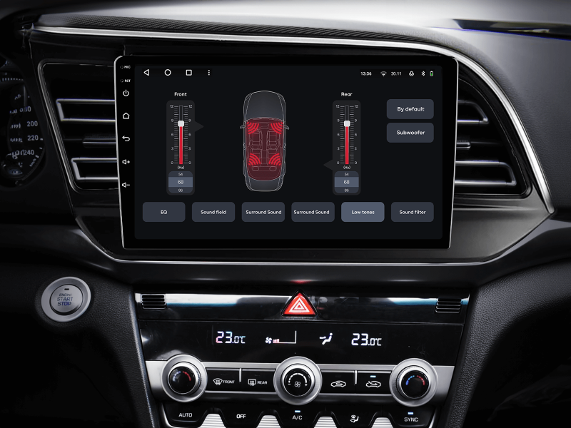 Buy Gazer T6009-ADF/L PRO Multimedia System to Hyundai Elantra 6 (AD) 2018-2020