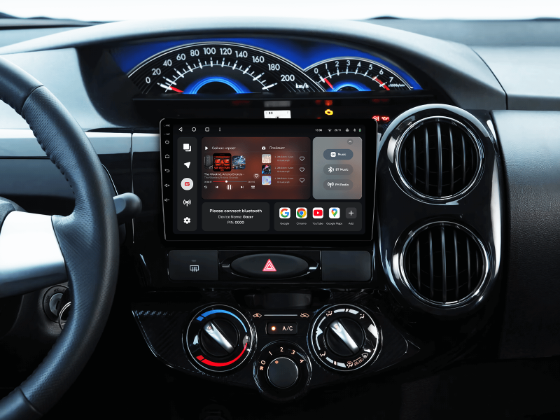 Buy Gazer T6009-AK10 PRO Multimedia System to Toyota Etioos 2011-2021