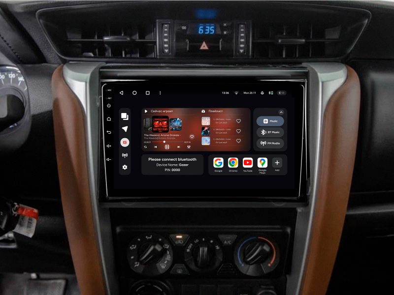 Купити Мультимедійна система Gazer T6009-AN150 PRO до Toyota Fortuner 2 (AN150, AN160) 2015-2018