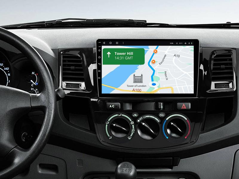 Buy Gazer T6009-An50 PRO Multimedia System to Toyota Fortuner 1 (An50, An60), Hilux Revo, Vigo 2008-2014