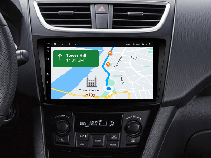 Buy Gazer T6009-AZG PRO Multimedia System to Suzuki Swift 2 (AZG) 2011-2017