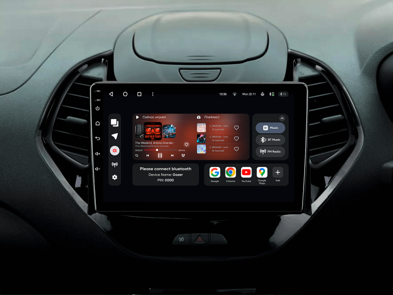 Buy Gazer T6009-B562 PRO Multimedia System to Ford Figo 2015-2018