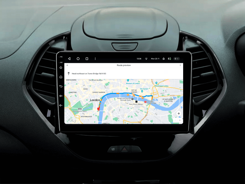 Buy Gazer T6009-B562 PRO Multimedia System to Ford Figo 2015-2018