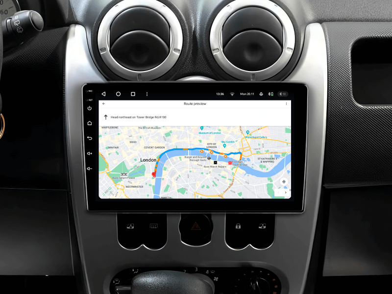 Buy Gazer T6009-B90 PRO Multimedia System to Renault Logan 1 (B90), Sandero, Dacia Duster 2009-2020