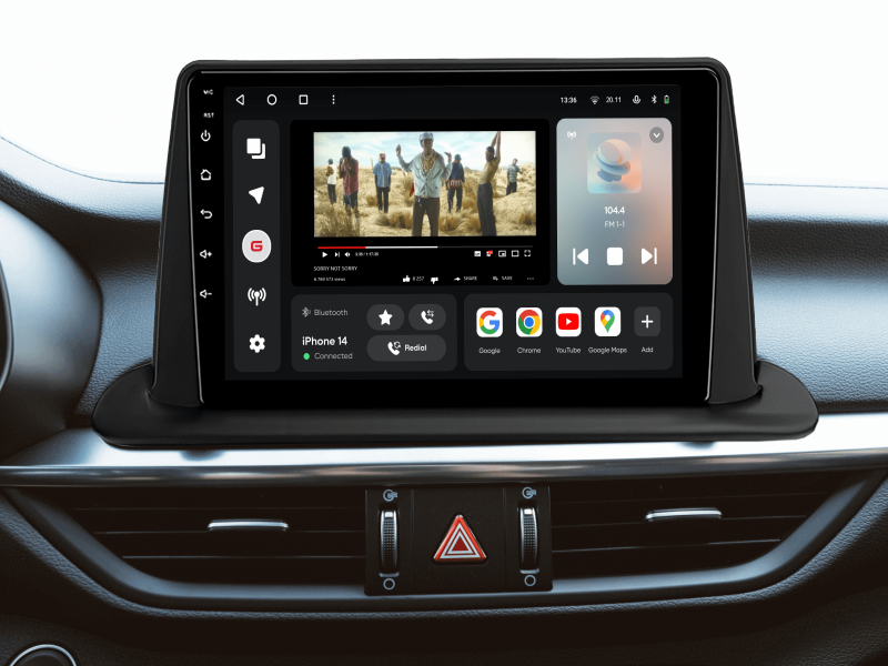 Buy Gazer T6009-BD Pro Multimedia System to Kia Cerato 4 (BD) 2018-2021