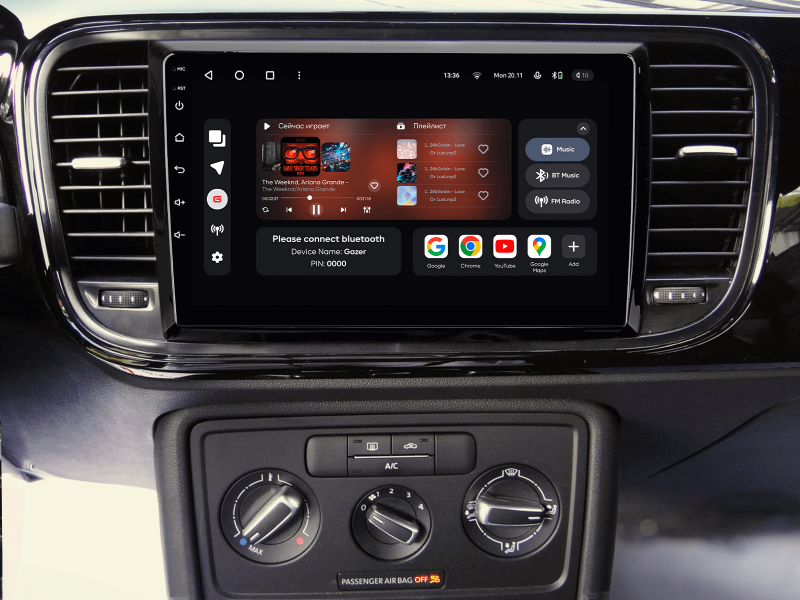 Купить Мультимедійна система Gazer T6009-BTL PRO до Volkswagen Beetle 2011-2019