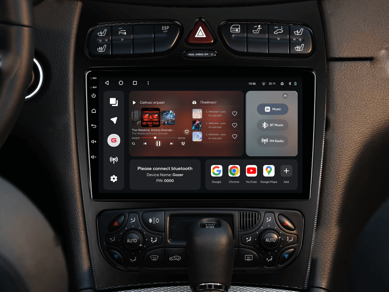 Купить Мультимедійна система Gazer T6009-C209 PRO до Mercedes-Benz CLK-Class (C209, A209) 2002-2005