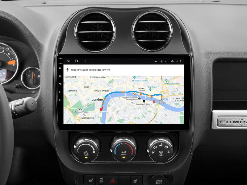 Buy Gazer T6009-F10/NBT PRO Multimedia System to Jeep Compass 1 (MK49) 2009-2015