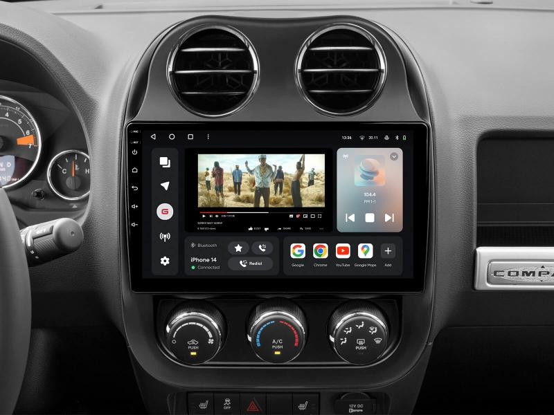 Buy Gazer T6009-F10/NBT PRO Multimedia System to Jeep Compass 1 (MK49) 2009-2015