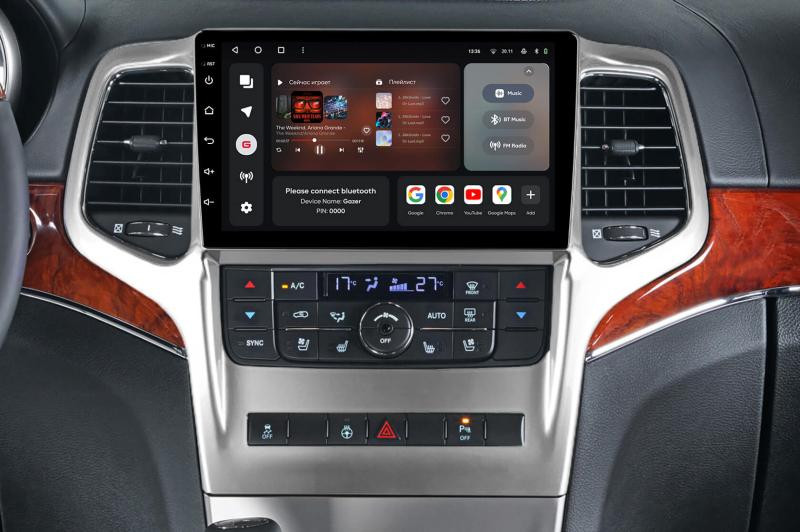 Buy Gazer T6009-F10 Multimedia System/NBT Pro to Jeep Grand Cherokee 4 (WK2) 2010-2013