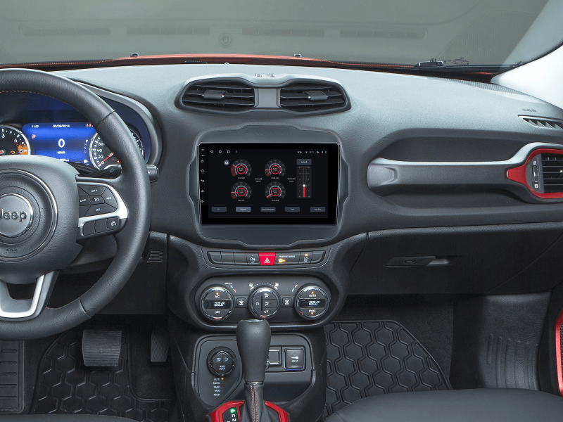 Buy Gazer T6009-FCA PRO Multimedia System to Jeep Renegade 2014-2018