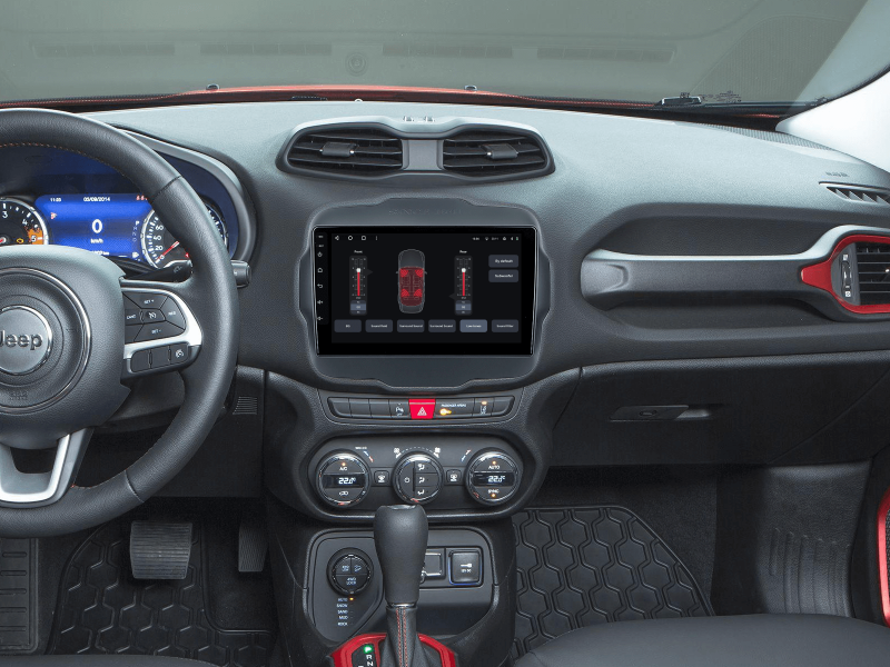 Buy Gazer T6009-FCA PRO Multimedia System to Jeep Renegade 2014-2018