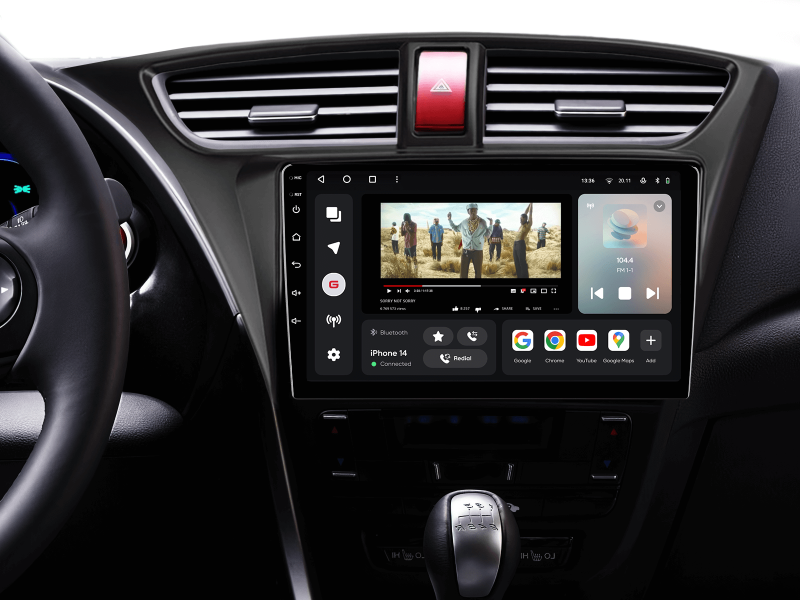 Buy Gazer T6009-FK1 PRO Multimedia System to Honda Civic 9 FK FB 2012-2017