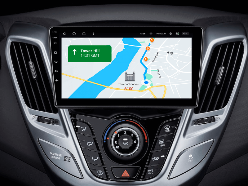 Buy Gazer T6009-FS/L Pro Multimedia System to Hyundai Veloster (FS) 2011-2017