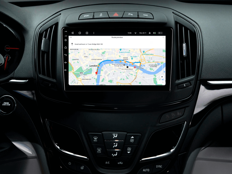 Buy Gazer T6009-G09F/H PRO Multimedia System to Opel Insignia 1 2013-2017