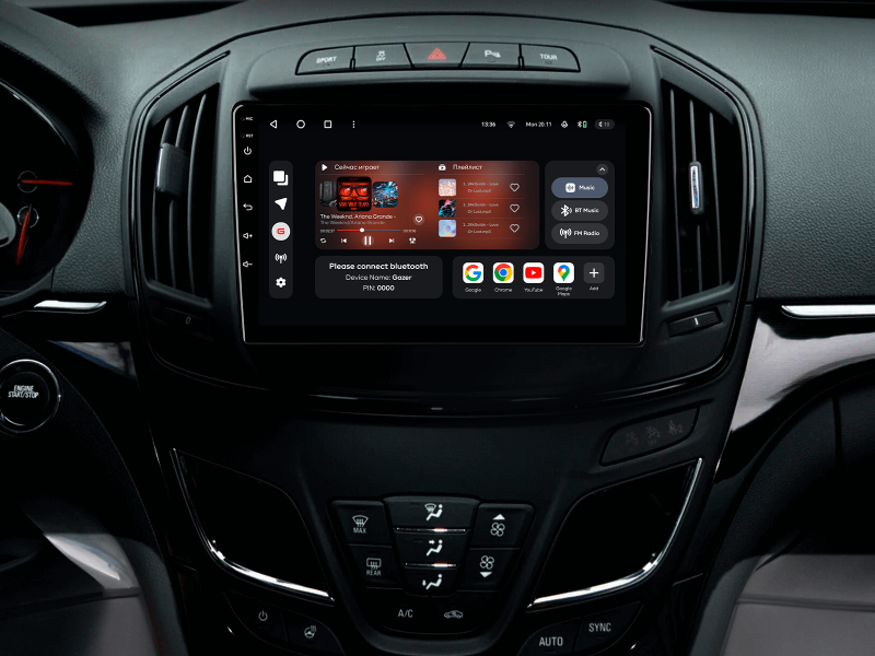 Buy Gazer T6009-G09F/L PRO Multimedia System to Opel Insignia 1 2013-2017