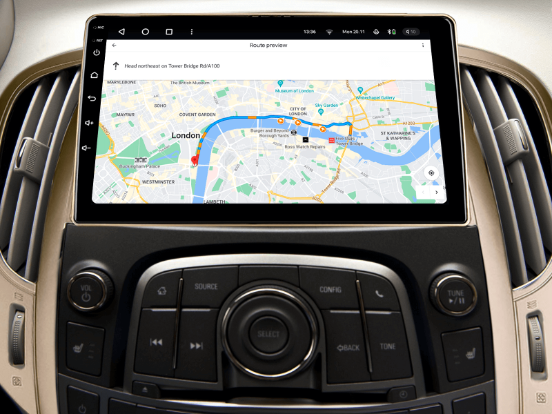 Buy Gazer T6009-G4 PRO Multimedia System to Buick Lacrosse 2009-2013