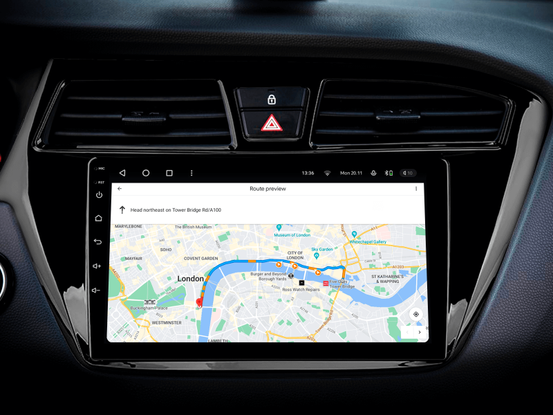 Buy Gazer T6009-GB PRO Multimedia System to Hyundai I20 2 (GB) 2014-2018