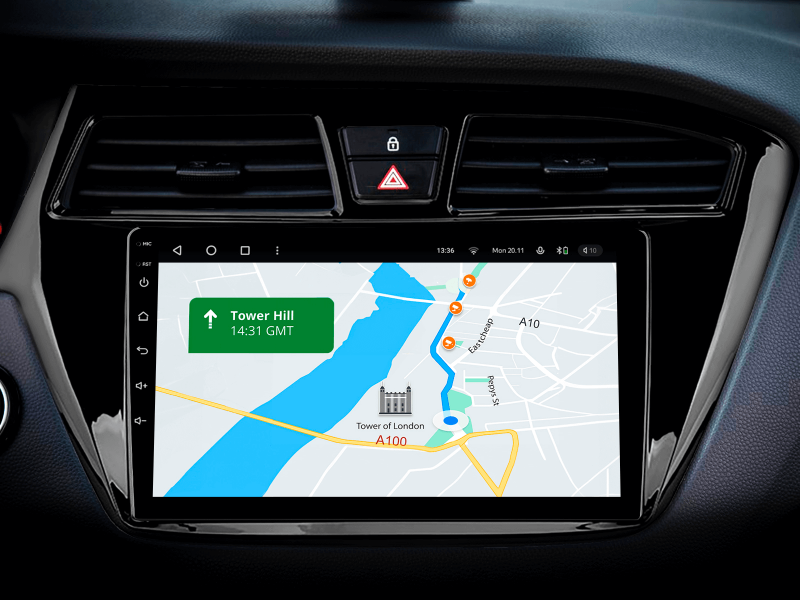 Buy Gazer T6009-GB PRO Multimedia System to Hyundai I20 2 (GB) 2014-2018