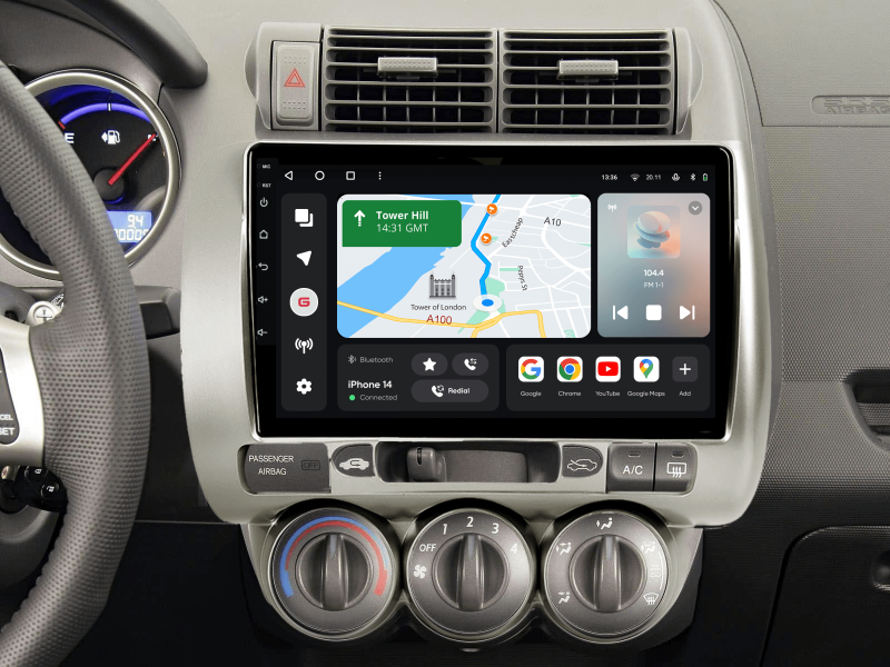 Buy Gazer T6009-GD PRO Multimedia System to Honda Jazz 1 (GD), Fit 1 2001-2009