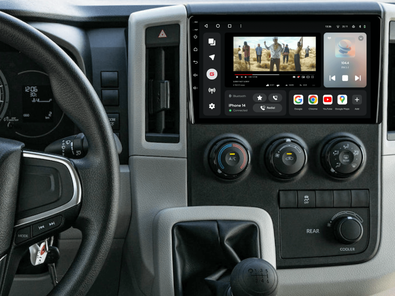 Buy Gazer T6009-H300/L Pro Multimedia System to Toyota Hiace 6 (H300), Granace 1 2019-2022